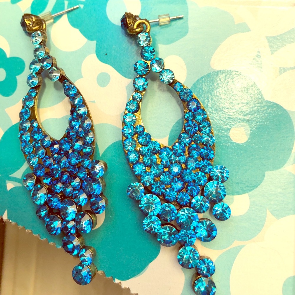 Blue earrings